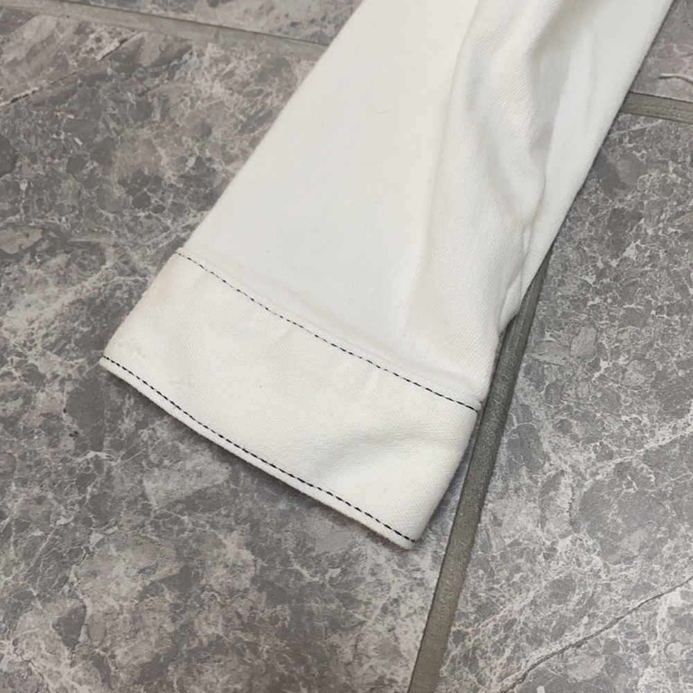 White Reverse Stitching Jean Jacket - image 3